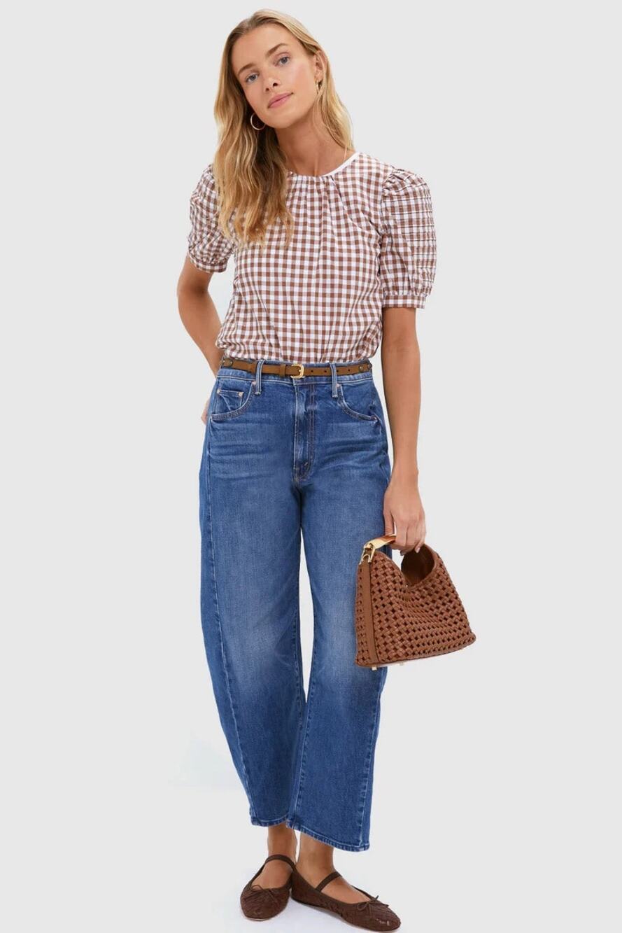 MOTHER petites Lil' Full Pipe Flood jeans